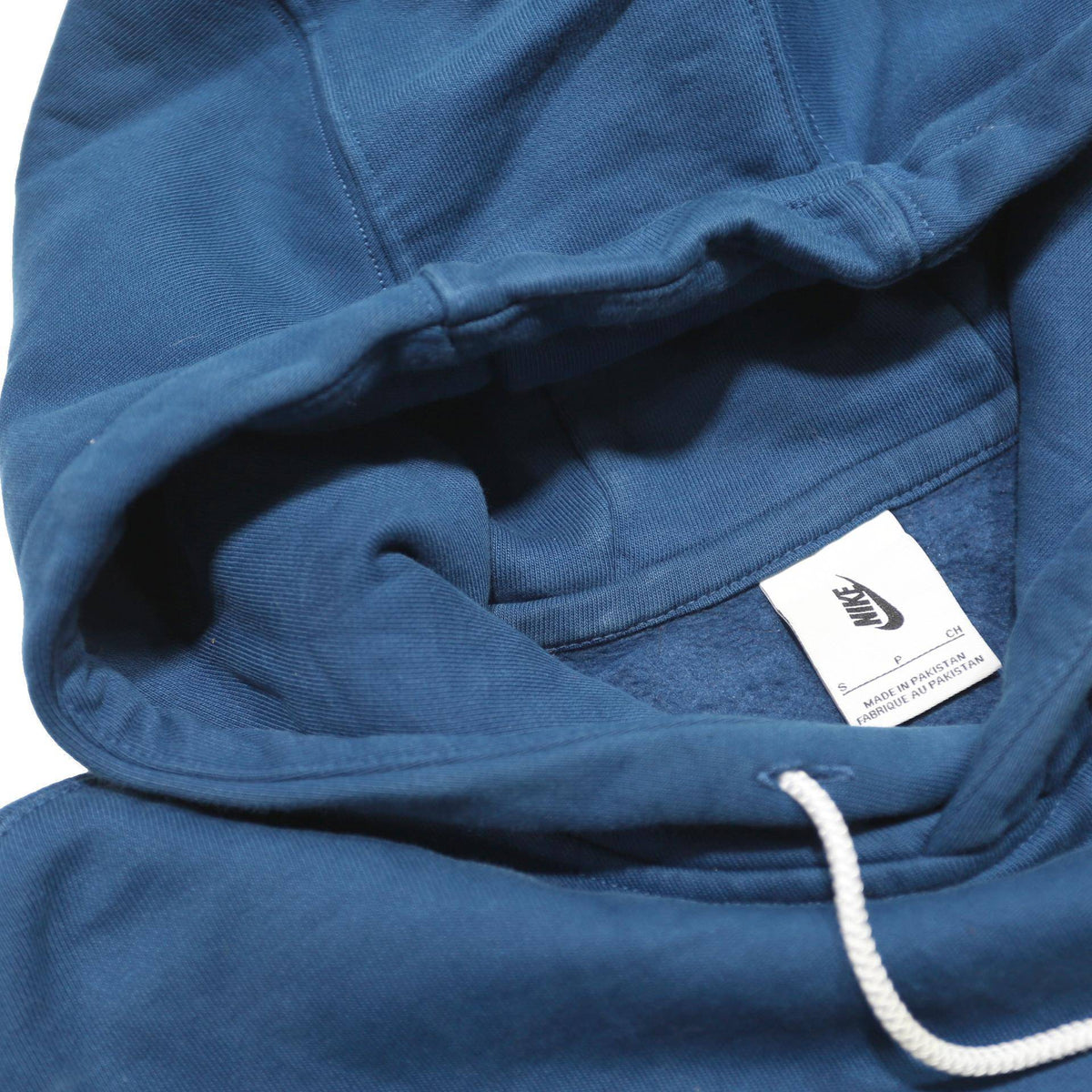 NIKE Mens Blue Hoodie S Cotton Blend Pullover Casual Comfort