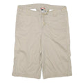THE NORTH FACE Womens Beige Casual Shorts UK 8 W34 Polyester Blend Outdoor