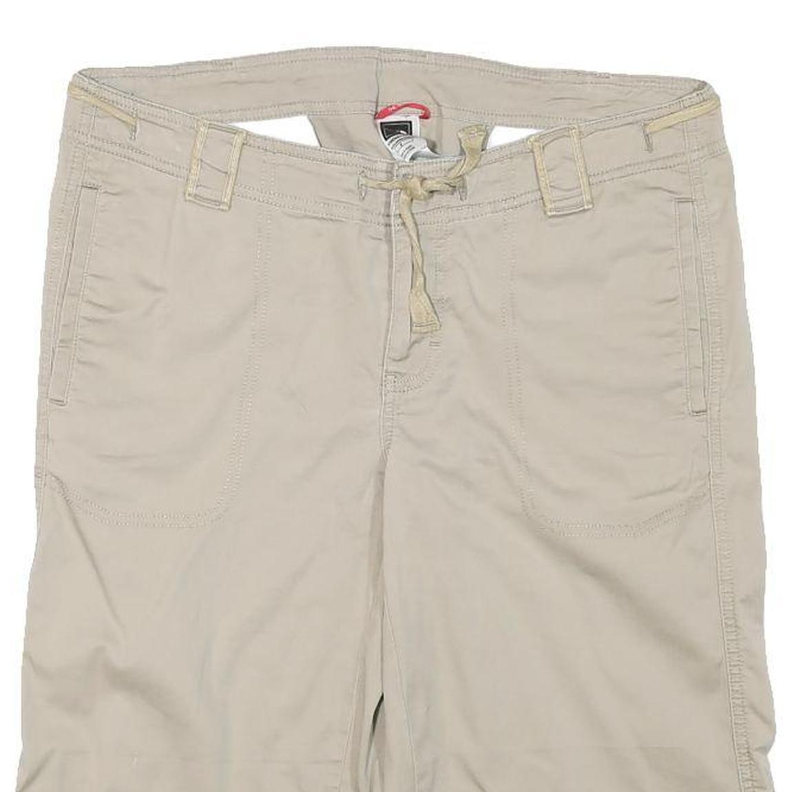 THE NORTH FACE Womens Beige Casual Shorts UK 8 W34 Polyester Blend Outdoor