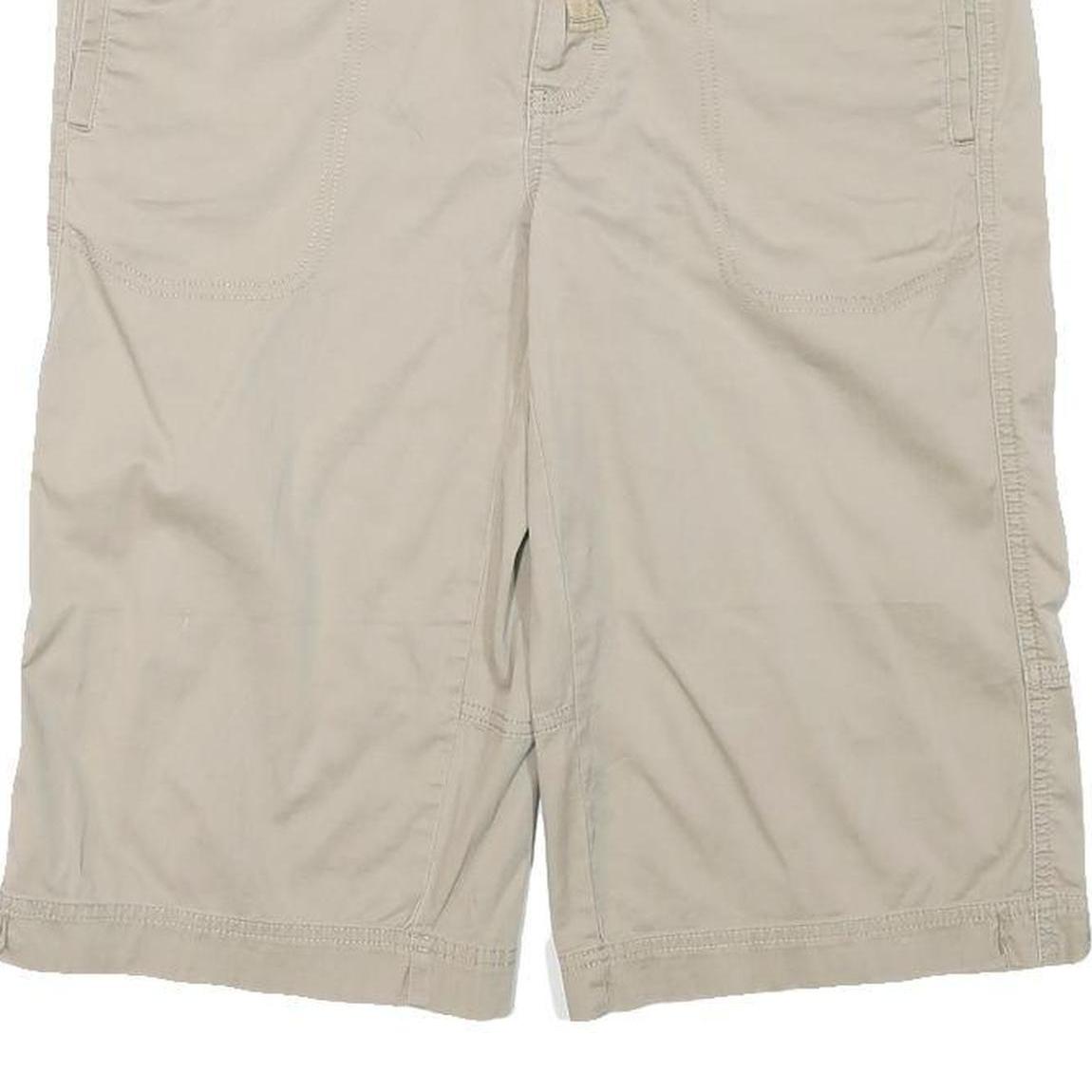 THE NORTH FACE Womens Beige Casual Shorts UK 8 W34 Polyester Blend Outdoor