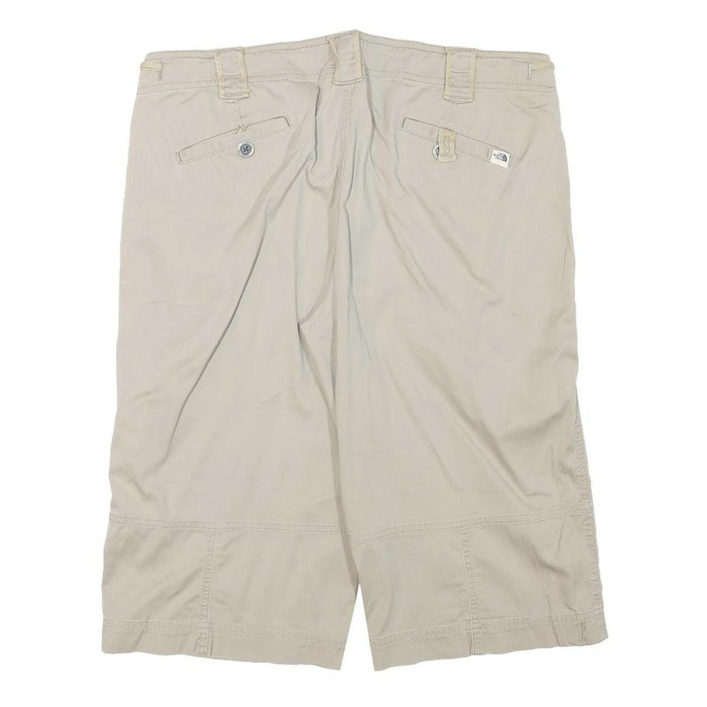 THE NORTH FACE Womens Beige Casual Shorts UK 8 W34 Polyester Blend Outdoor