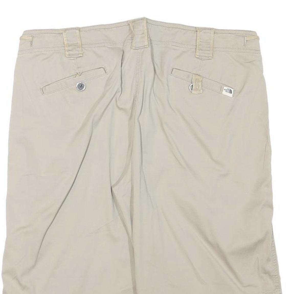 THE NORTH FACE Womens Beige Casual Shorts UK 8 W34 Polyester Blend Outdoor