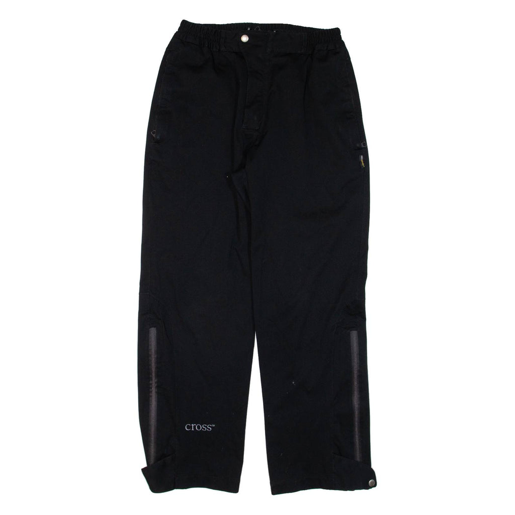 CROSS Womens Trousers Black Regular Straight W26 L26