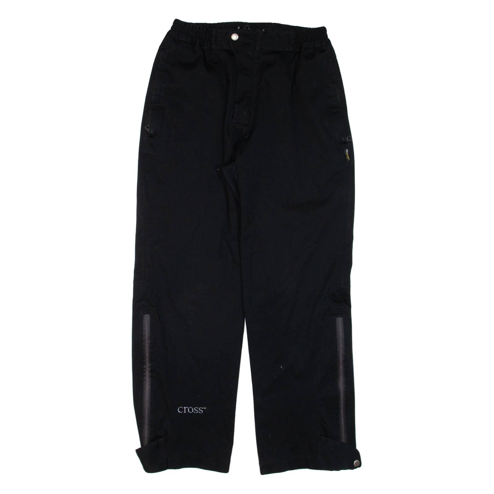 CROSS Womens Trousers Black Regular Straight W26 L26