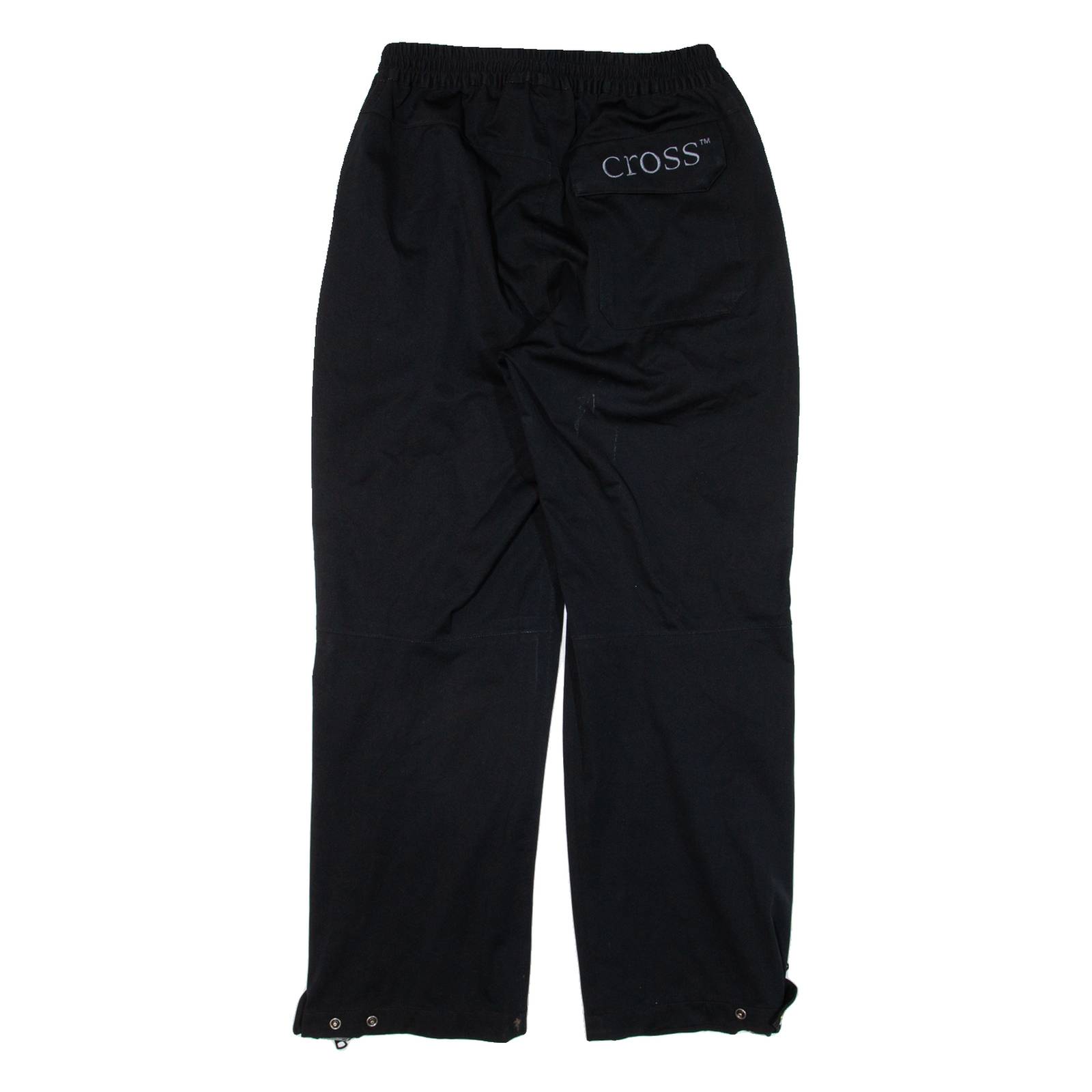 CROSS Womens Trousers Black Regular Straight W26 L26