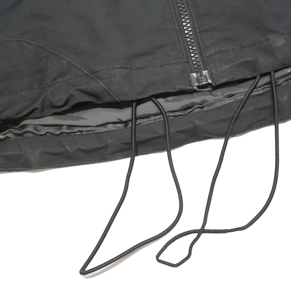 JACK WOLFSKIN Womens Black Outdoor Jacket UK 16 Polyester Woven Plain Zip Hooded