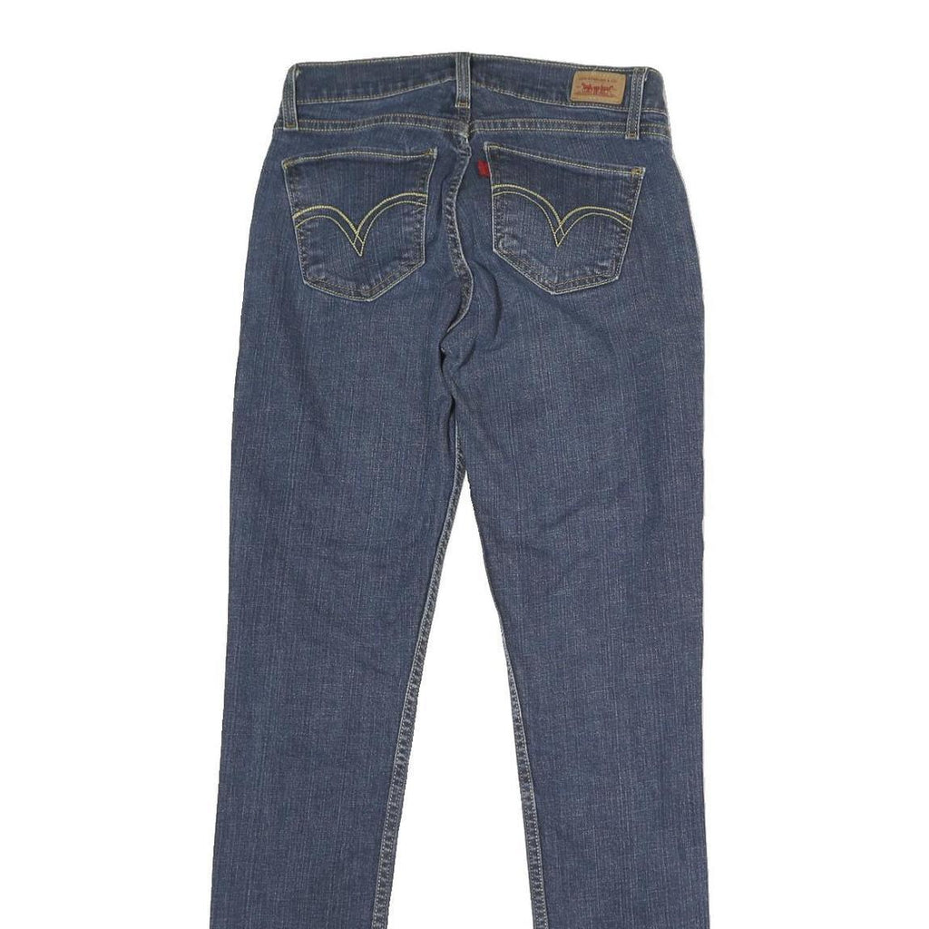 LEVI'S Mens Slim Blue Denim Slim Jeans W26 L32 Classic Cotton Zip Pockets