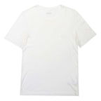 BOSS HUGO BOSS Mens White Crew Neck Short Sleeve T-Shirt S Cotton Blend Simple