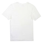 BOSS HUGO BOSS Mens White Crew Neck Short Sleeve T-Shirt S Cotton Blend Simple