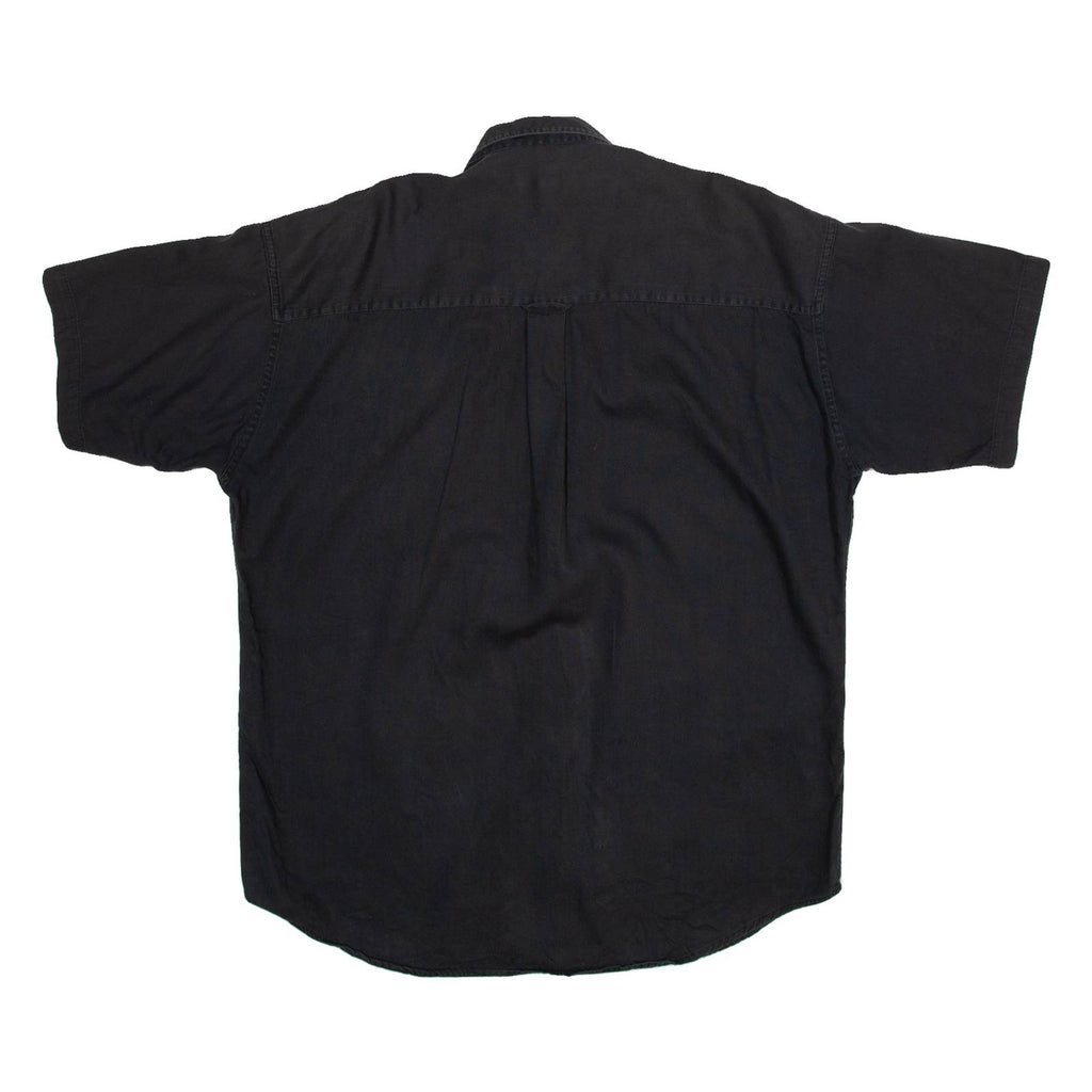 CHAPS Mens Plain Shirt Black L