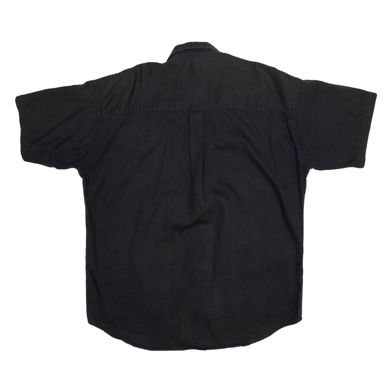 CHAPS Mens Plain Shirt Black L