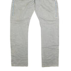 TIMEZONE Mens Jeans Beige Regular Straight Cotton Blend W36 L35 Zipper Pockets