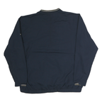 NIKE Mens Blue Pullover V-Neck XL Golf Sports Sweatshirt Embroidered Logo
