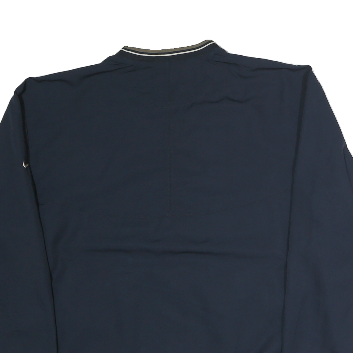 NIKE Mens Blue Pullover V-Neck XL Golf Sports Sweatshirt Embroidered Logo