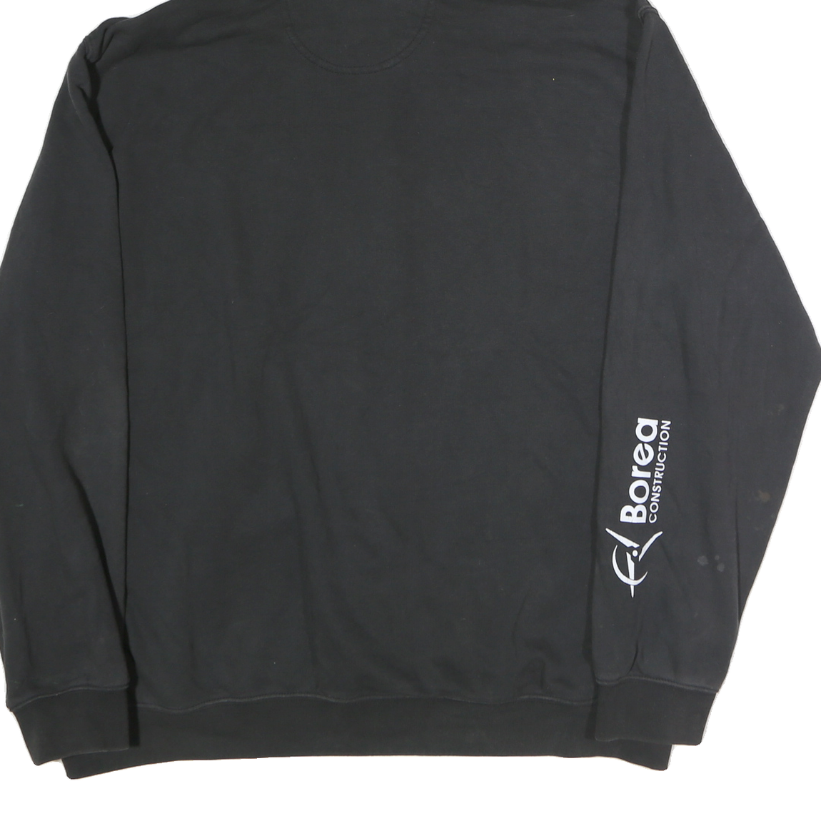 CARHARTT Mens Black Sharp Hills Zip Hoodie XL Boreal Construction Logo Workwear