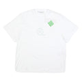 STELLA MCCARTNEY Womens White Organic Cotton Blend T-Shirt XS Short Sleeve Crew