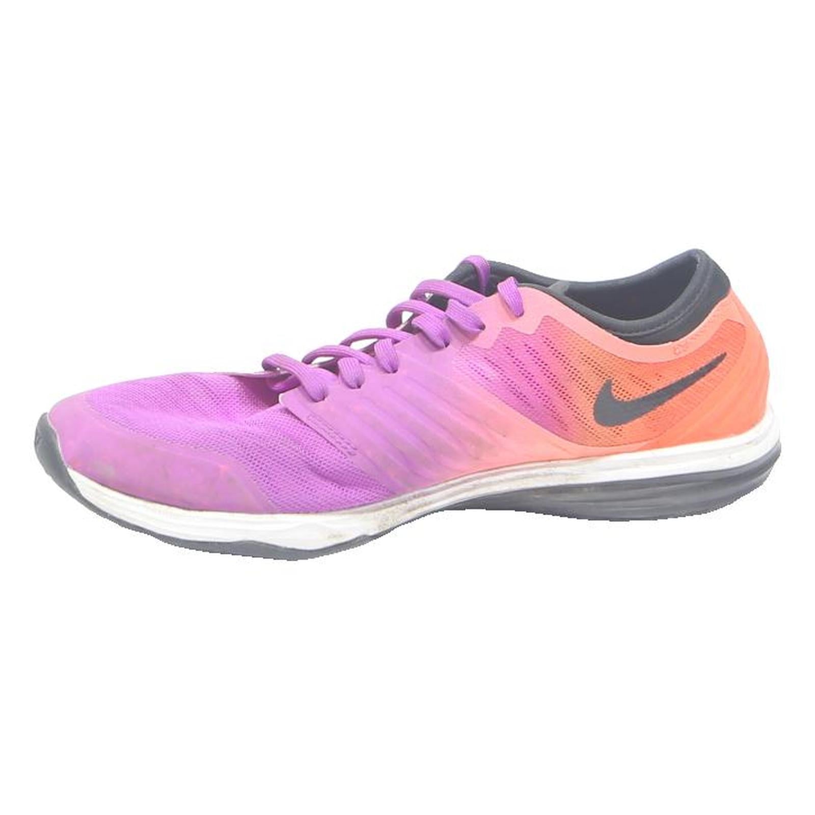 NIKE Womens Dual Fusion Lightweight Trainers Synthetic UK 5 Purple & Orange