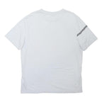 BOSS Mens White T-Shirt XL Short Sleeve Crew Neck Graphic Print