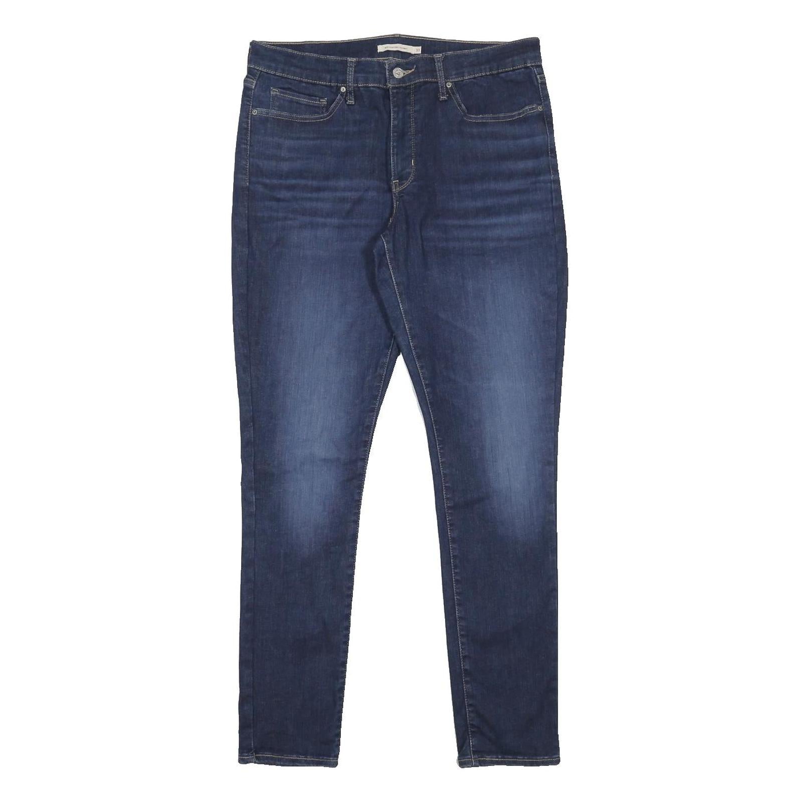 LEVI'S 311 BIG E Womens Jeans Blue Slim Skinny Denim Medium W33 L32 Stretch