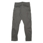 G-STAR Mens Cotton Blend Slim Tapered Grey Cargo Trousers W29 L29 Casual Utility