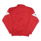 ERIMA Mens Red White & Blue Zigzag Polyester Blend Athletic Zip Jacket M
