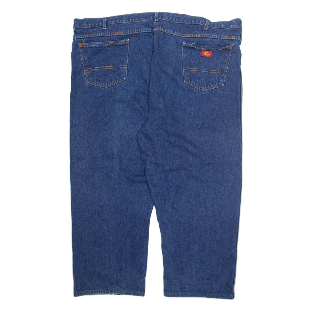 DICKIES Mens Jeans Blue Relaxed Straight W50 L27