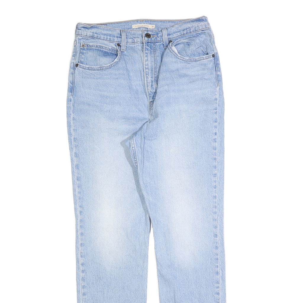 LEVI'S Womens Regular Fit Blue Denim Light Wash Jeans W30 L31 Relaxed