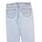 LEVI'S Mens Regular Fit Blue Denim Straight Light Wash W38 L29 Cotton Blend Zip