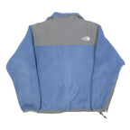 THE NORTH FACE Womens Blue & Grey Fleece Jacket XS Polyester Zip Outdoor Casual