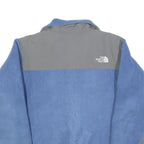 THE NORTH FACE Womens Blue & Grey Fleece Jacket XS Polyester Zip Outdoor Casual