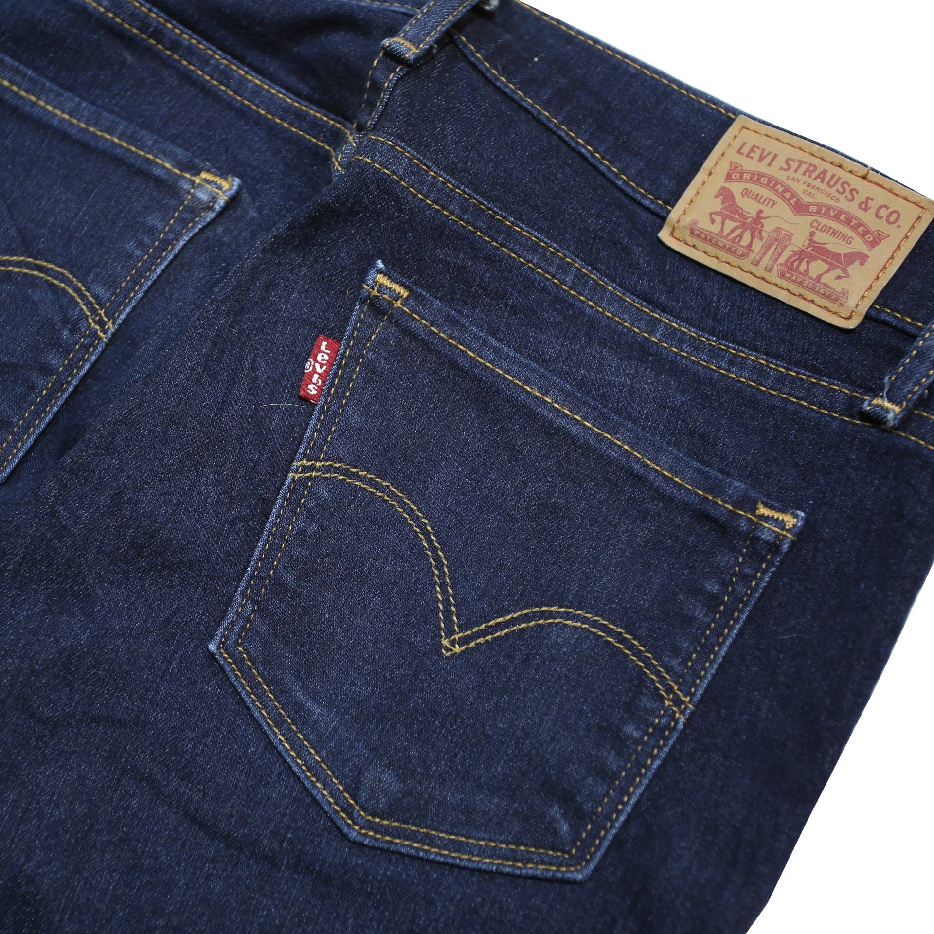 LEVI'S 311 Womens Jeans Blue Slim Skinny Denim Rinse W27 L28 Stretch Cotton