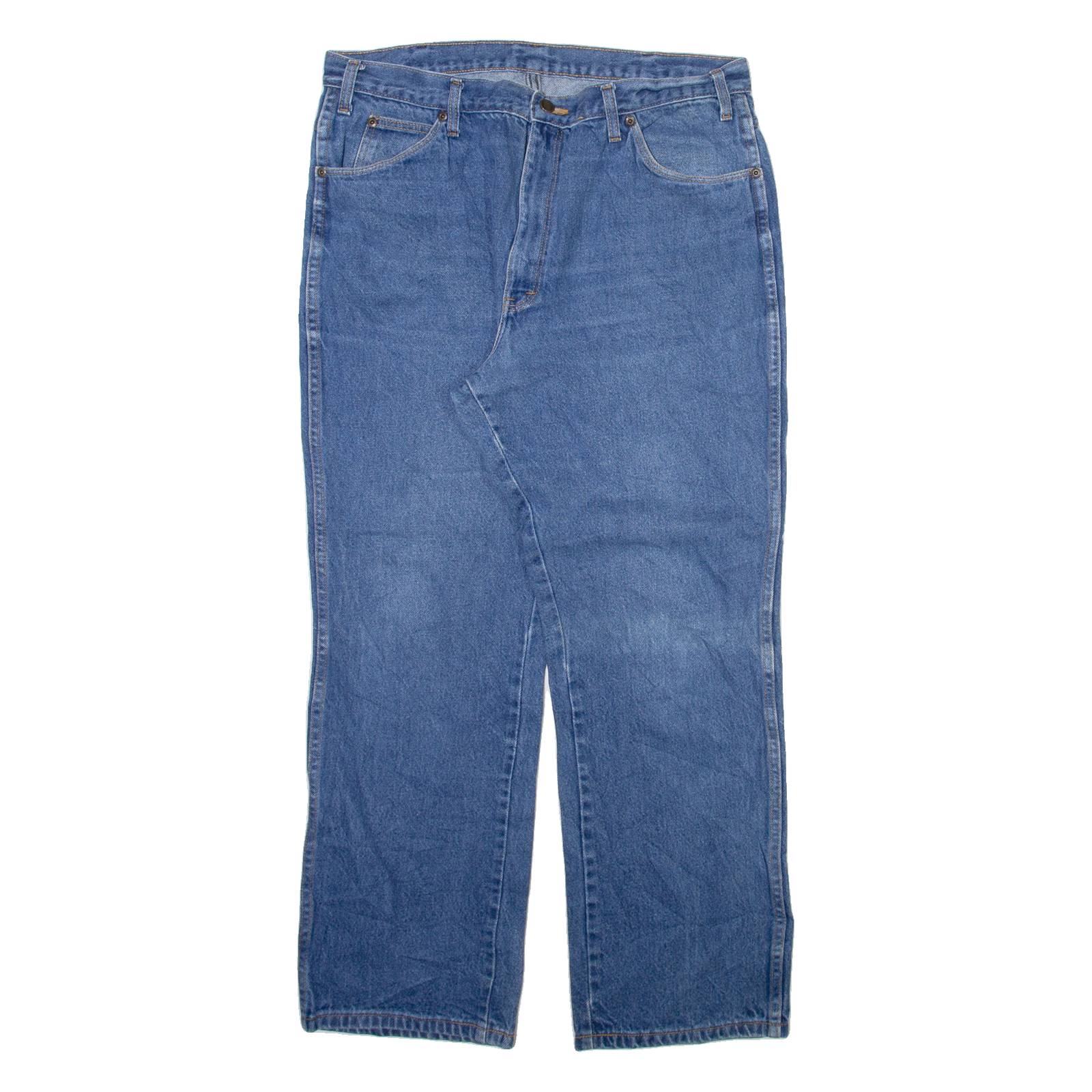 DICKIES Mens Jeans Blue Regular Straight W35 L29