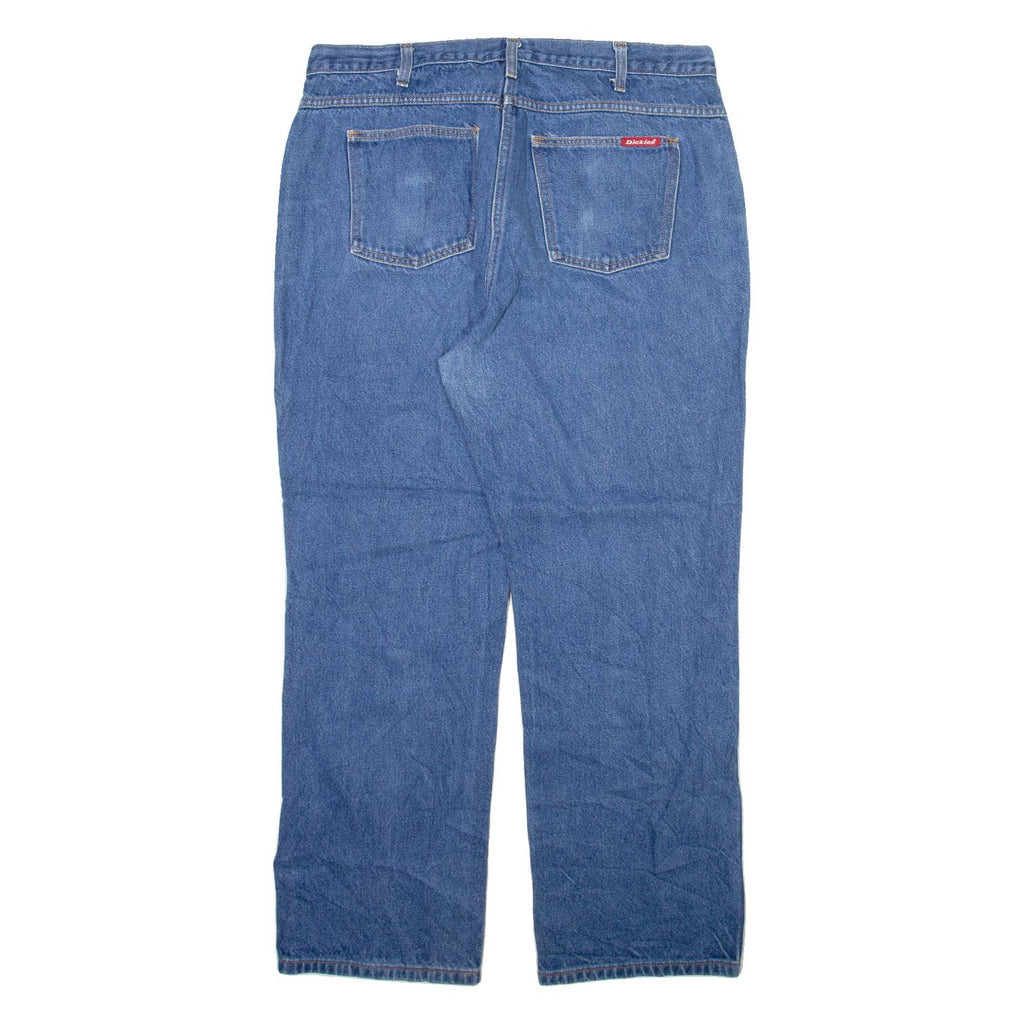 DICKIES Mens Jeans Blue Regular Straight W35 L29