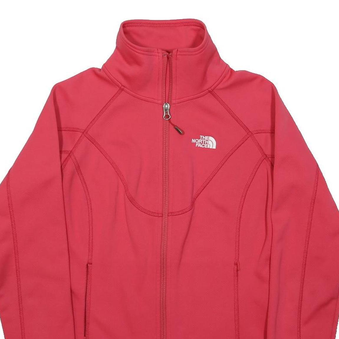 THE NORTH FACE Womens Pink Jacket XS Polyester Zip Outdoor Activewear