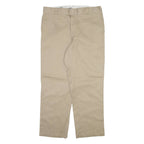 DICKIES 874 Workwear Mens Trousers Beige Regular Straight W38 L30