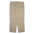 DICKIES 874 Workwear Mens Trousers Beige Regular Straight W38 L30