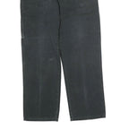 DICKIES Mens Jeans Black Regular Straight Denim W38 L31 Workwear Zip Closure