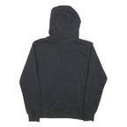 ADIDAS Womens Black Hoodie S Gold Logo Cotton Blend Pullover Hoodie