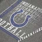 MAJESTIC Mens Grey Indianapolis Colts Football Long Sleeve Crew Neck T-Shirt M