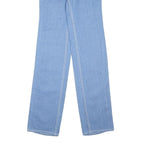 EL PASO Womens Jeans Blue Slim Slim Straight Denim Light W29 L36 Zip Closure