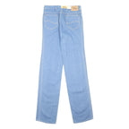 EL PASO Womens Jeans Blue Slim Slim Straight Denim Light W29 L36 Zip Closure