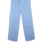 EL PASO Womens Jeans Blue Slim Slim Straight Denim Light W29 L36 Zip Closure