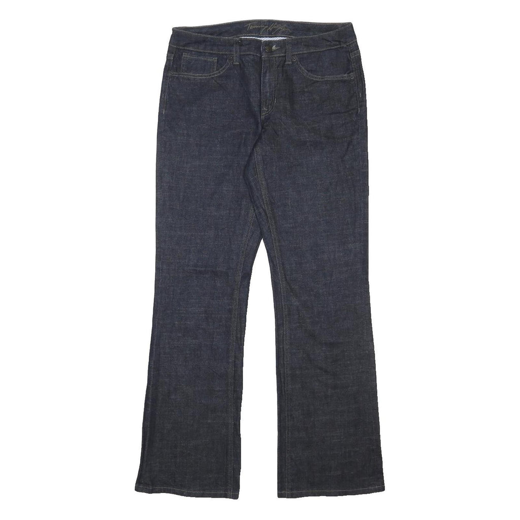 TOMMY HILFIGER Womens Jeans Blue Regular Bootcut Denim Dark W31 L32 Stylish