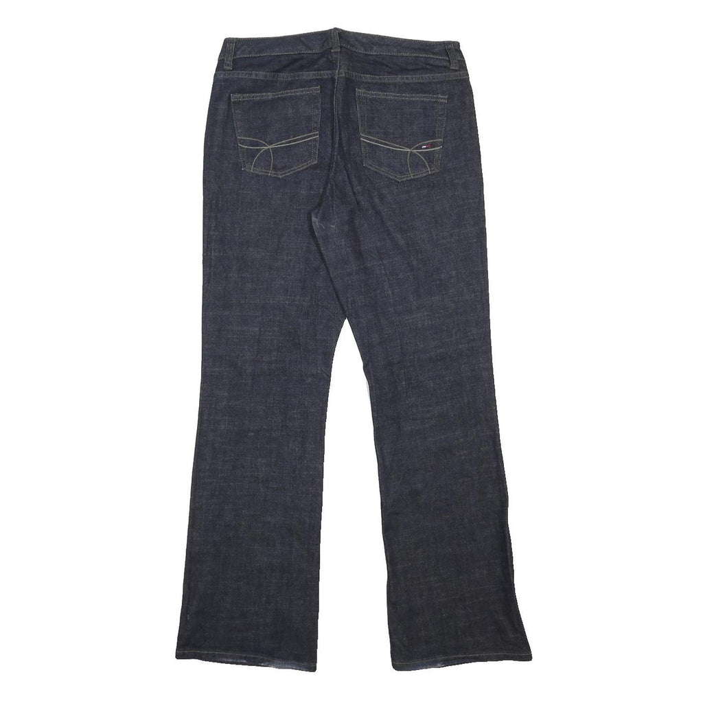 TOMMY HILFIGER Womens Jeans Blue Regular Bootcut Denim Dark W31 L32 Stylish