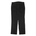 WRANGLER Mens Black Regular Fit Straight Denim W31 L31 Cotton Blend Zip Jeans