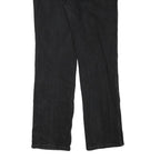WRANGLER Mens Black Regular Fit Straight Denim W31 L31 Cotton Blend Zip Jeans