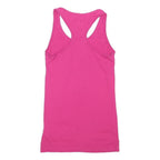 NIKE Womens Pink & Grey Graphic Vest XS Racerback Athletic Gym Top