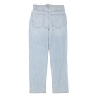 REFORMATION Womens Jeans Blue Regular Straight Denim Light W26 L27 Zip Cotton