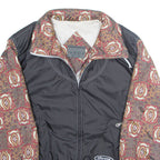 SORRY Mens Jacket Black Crazy Pattern M