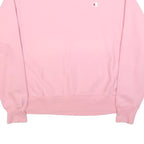 CHAMPION REVERSE WEAVE Womens Pink Crew Neck L Sweatshirt Cotton Pullover
